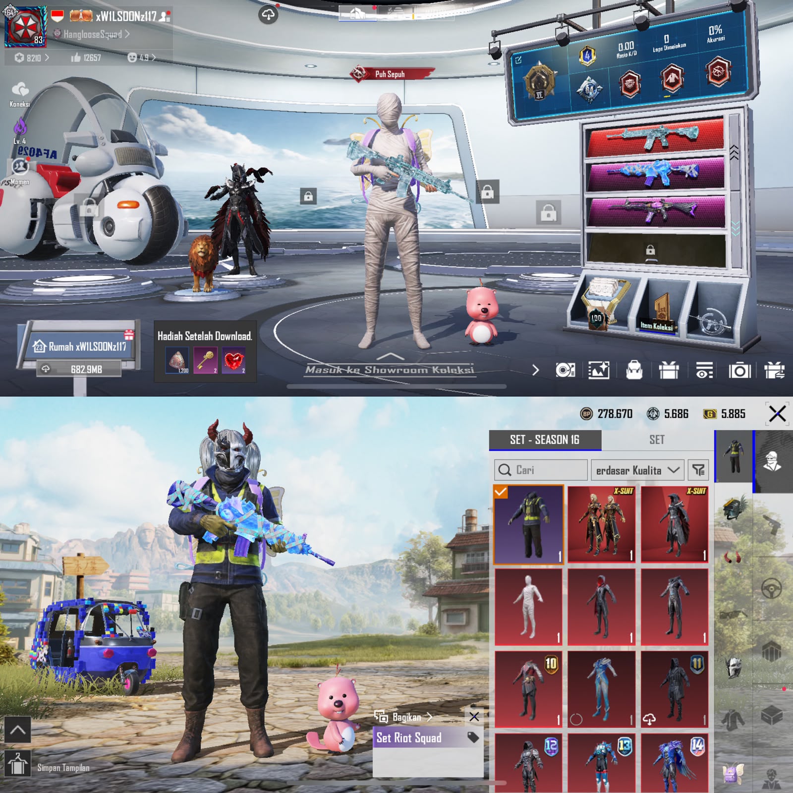 MUMMY OPEN KEPANG & TANDUK RYZEN 4 SKIN M4