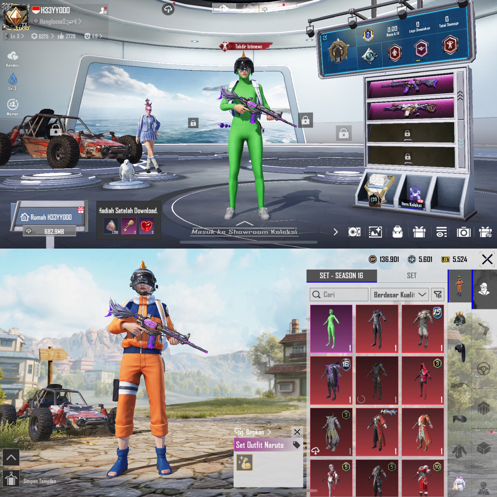 HELM INFERNO M4 SHINOBI LVL 5 SET KILLMES CAKEP