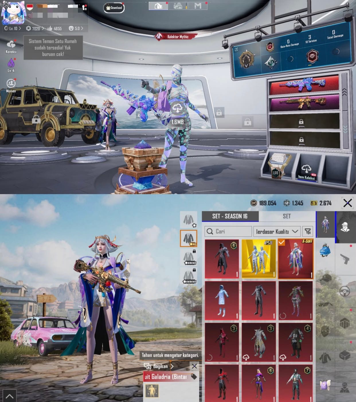 M4 2 RASA , SEALED LVL 7 + M4 CRIMSON LVL 5 + MUMI BIRU