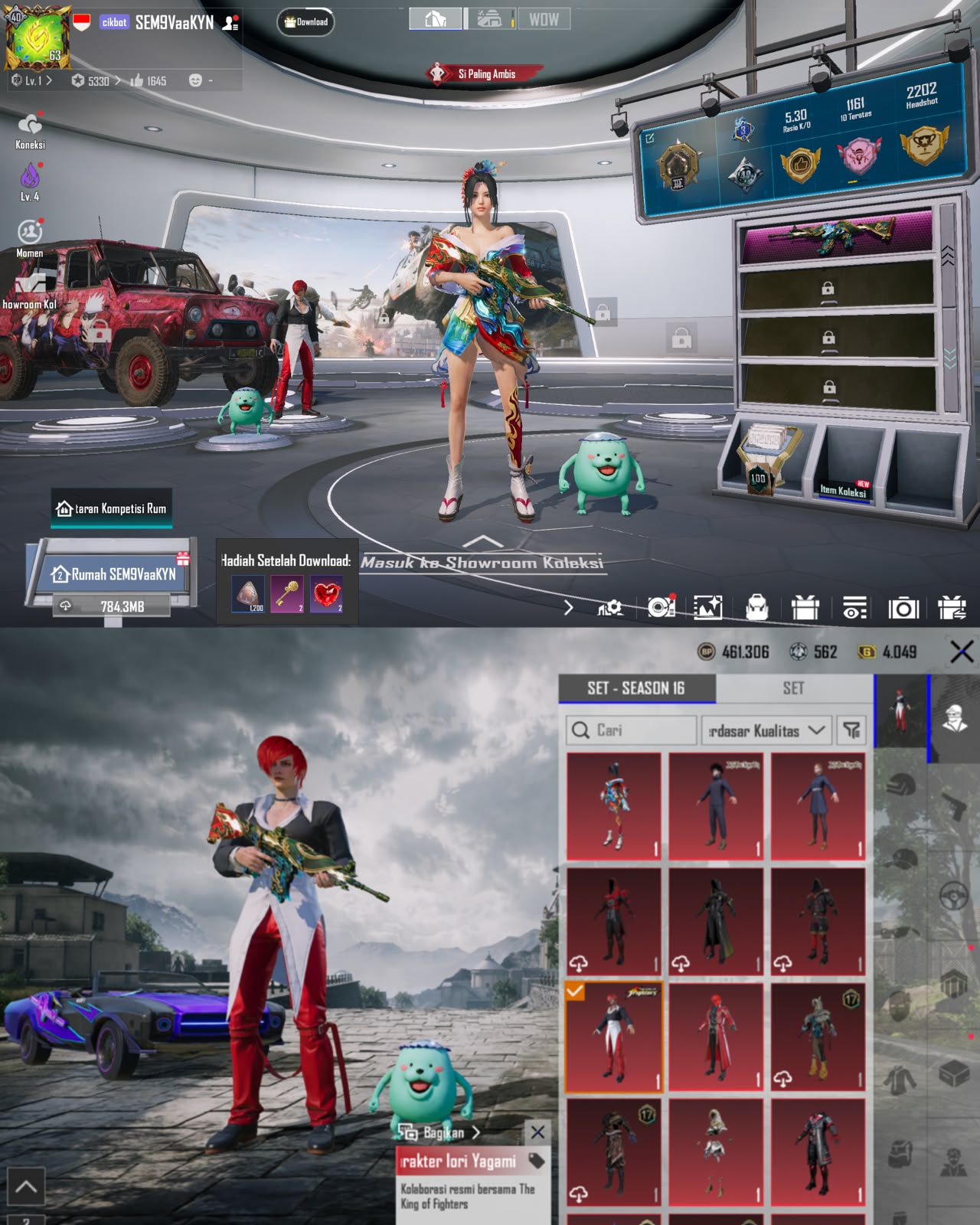  M416 Roaring Kill Mess + Set KOF