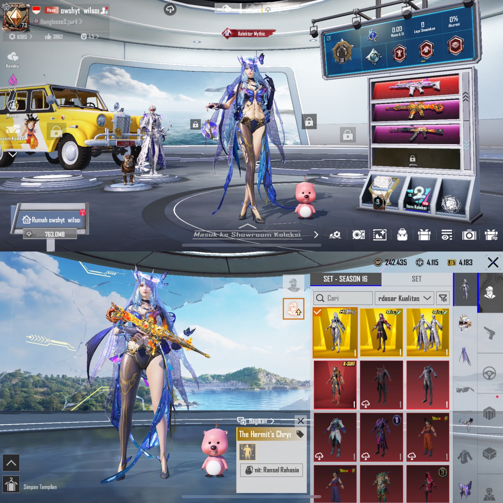 WEAPON LAB KILLMES RAME, SET TASS HELM CAKEP 