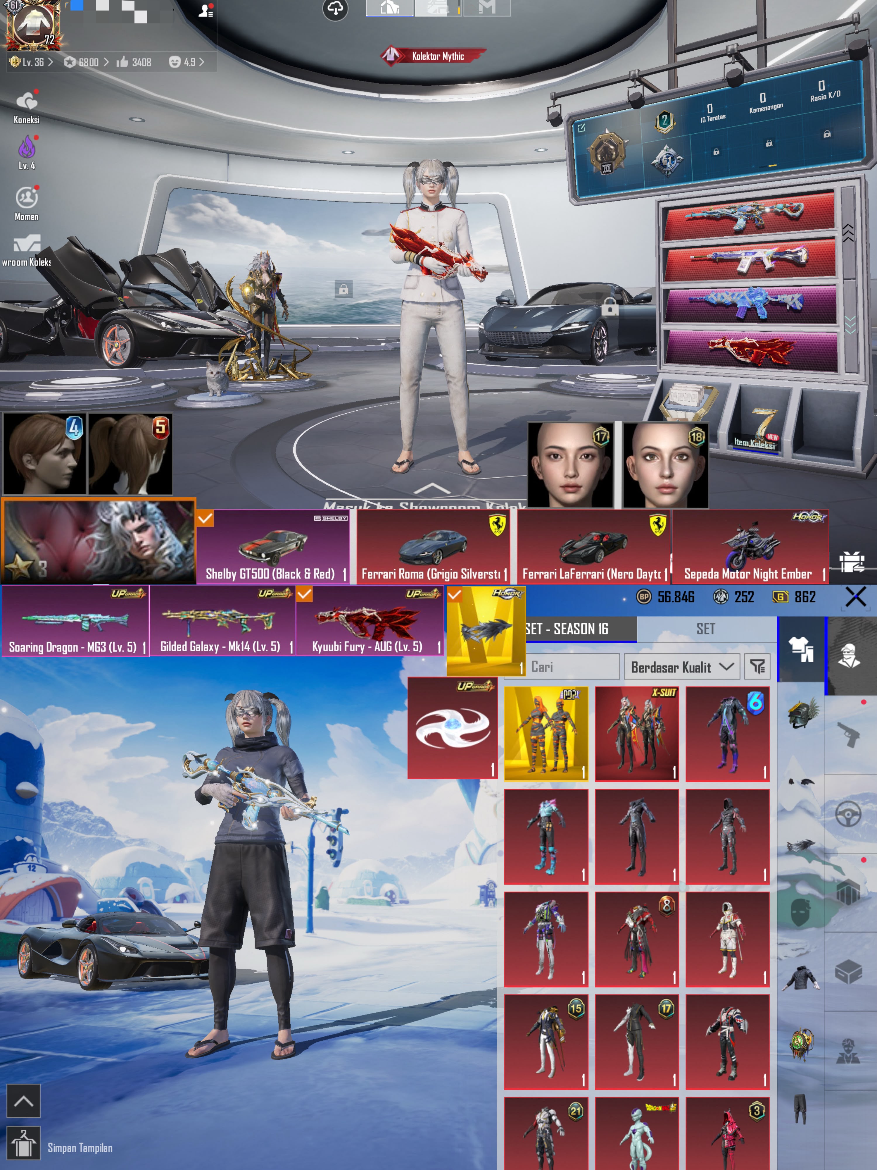 set pilot aug kyubi sport car dll
